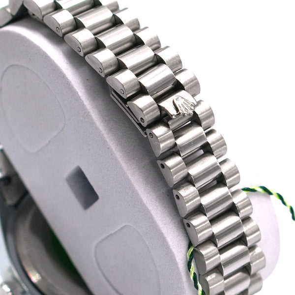"Rolex Day-Date 40  Platinum Silver Dial President Bracelet"