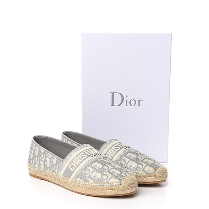 "Dior Oblique Granville Espadrilles – Gray"