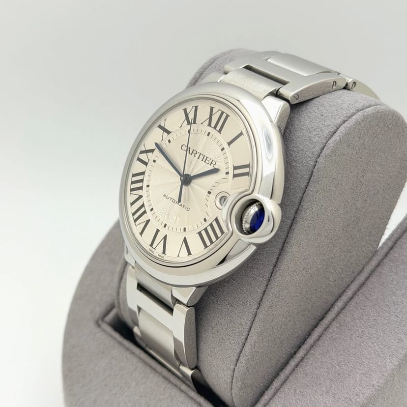 "Cartier Ballon Bleu Automatic – Steel/Silver"