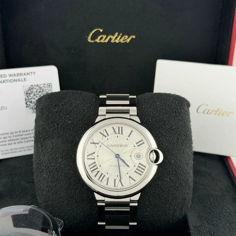 "Cartier Ballon Bleu Automatic – Steel/Silver"
