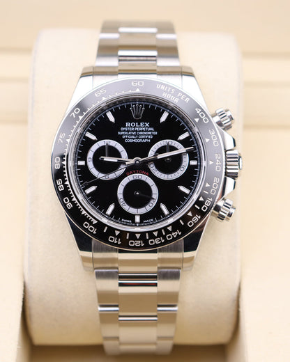 "Rolex Cosmograph Daytona – Steel with Black Dial"