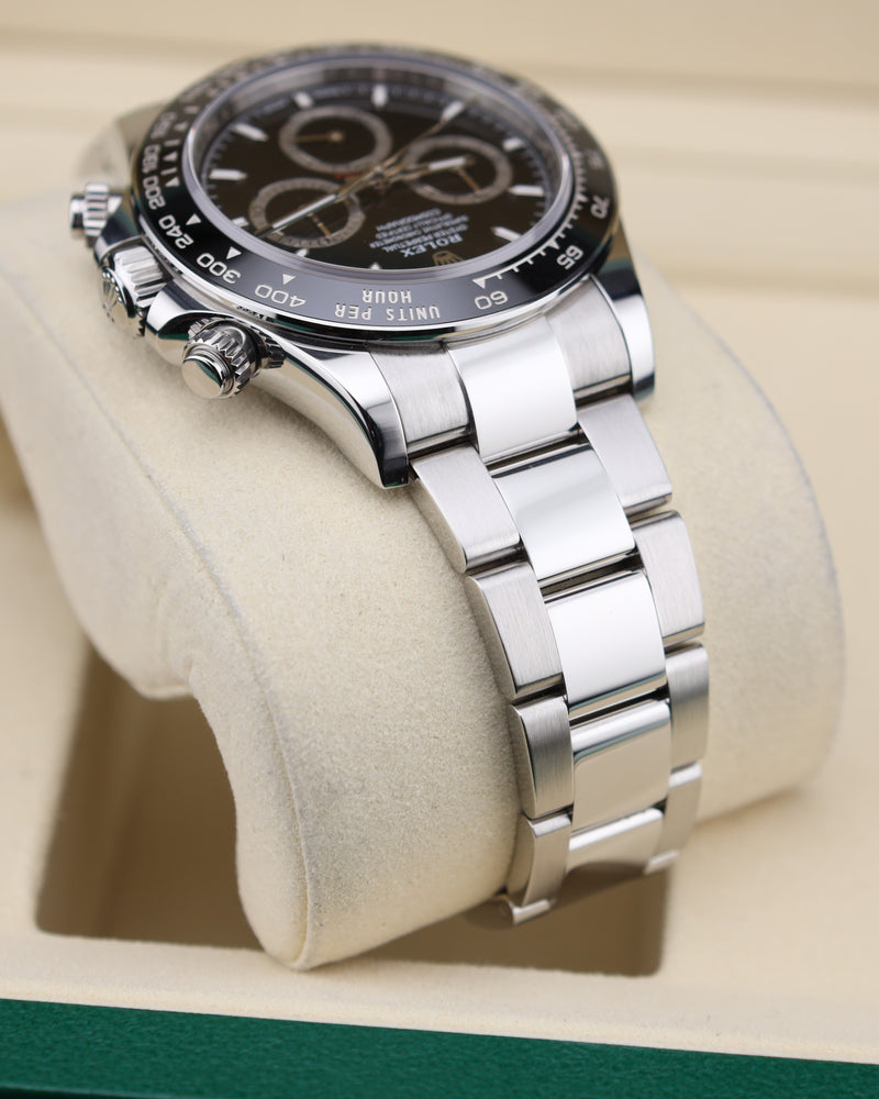 "Rolex Cosmograph Daytona – Steel with Black Dial"