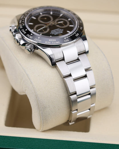 "Rolex Cosmograph Daytona – Steel with Black Dial"