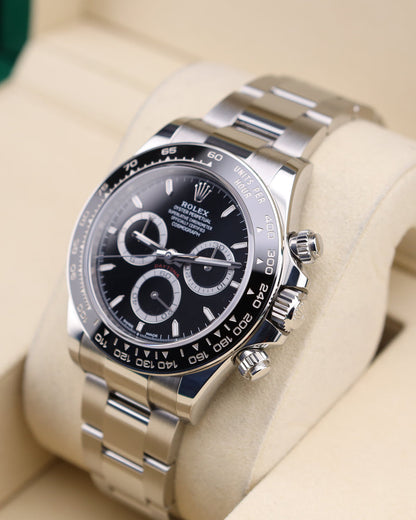 "Rolex Cosmograph Daytona – Steel with Black Dial"
