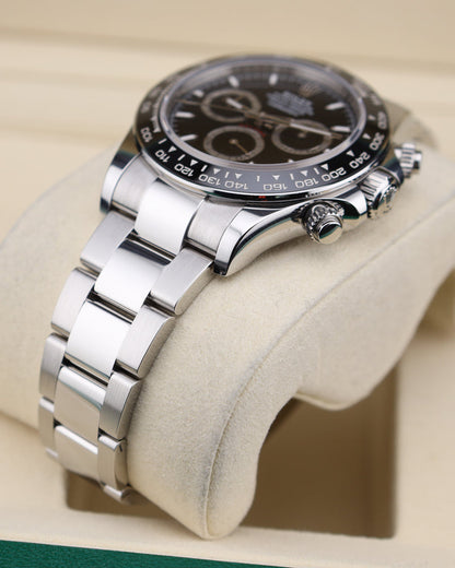 "Rolex Cosmograph Daytona – Steel with Black Dial"
