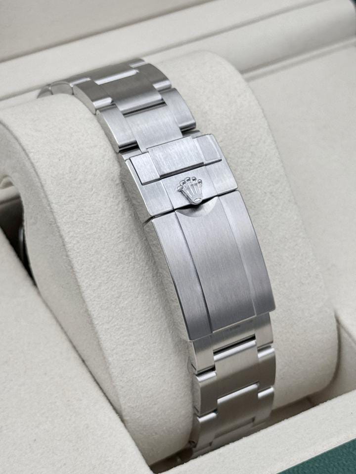 "Rolex Explorer II – White Dial (Steel)"