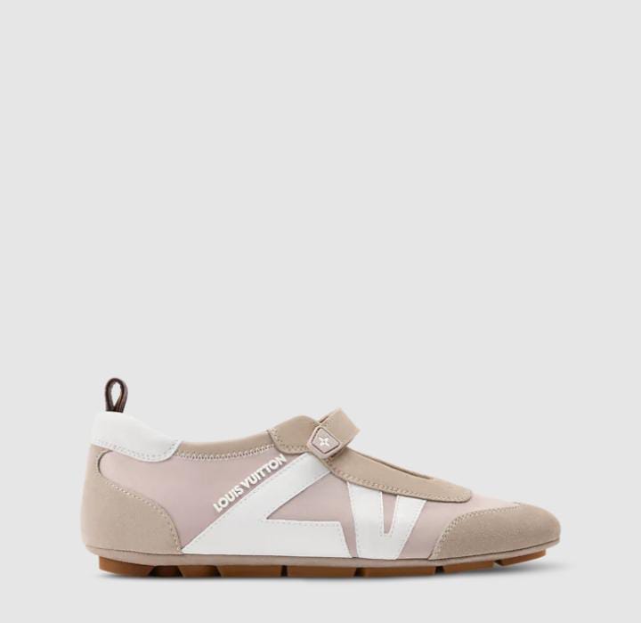 Louis Vuitton Runner Sneaker Mary Jane – Beige/White
