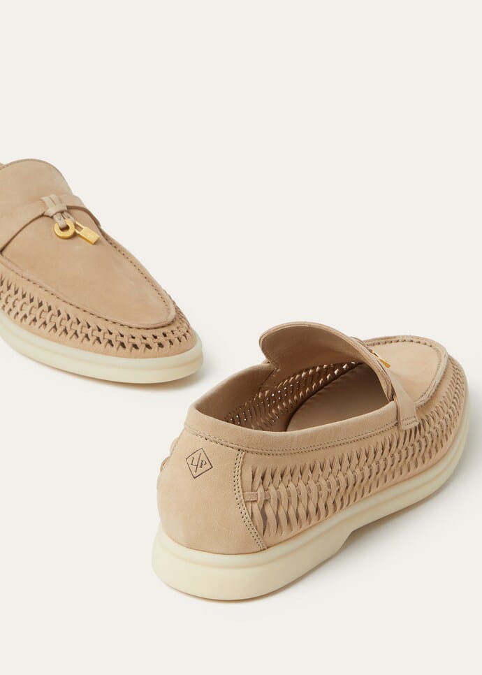 Loro Piana Summer Charms Walk Loafer "Beige"