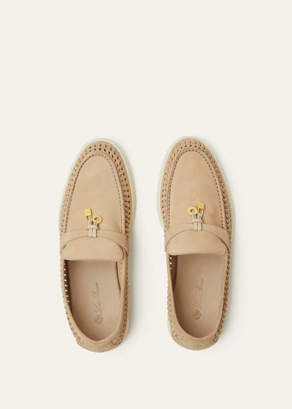 Loro Piana Summer Charms Walk Loafer "Beige"