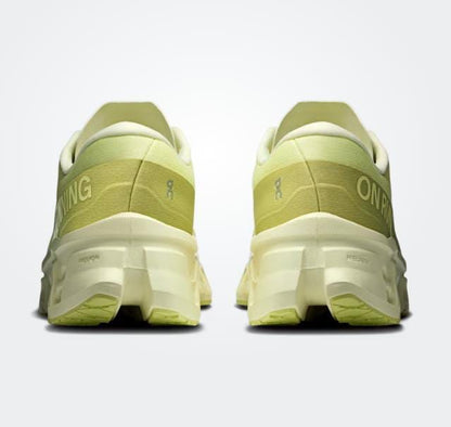 On Cloud Cushioned Running Sneakers "Lime Yellow"
