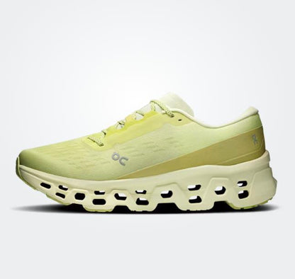On Cloud Cushioned Running Sneakers "Lime Yellow"