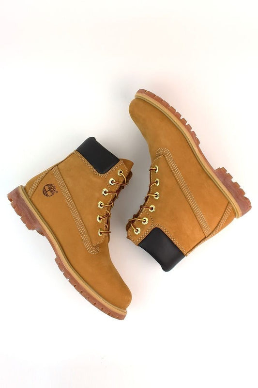 Timberland Wheat Nubuck Lace-Up Boots