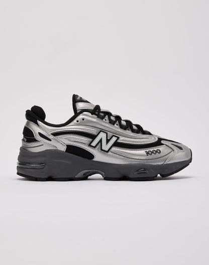 New Balance 1000 " black and metallic silver "