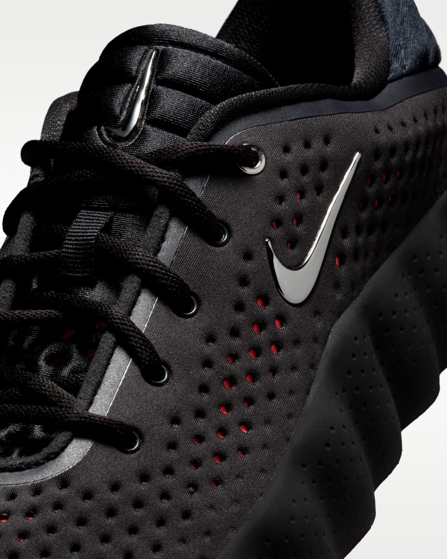 Nike Mind 002 sneaker in the Black/Hyper Crimson