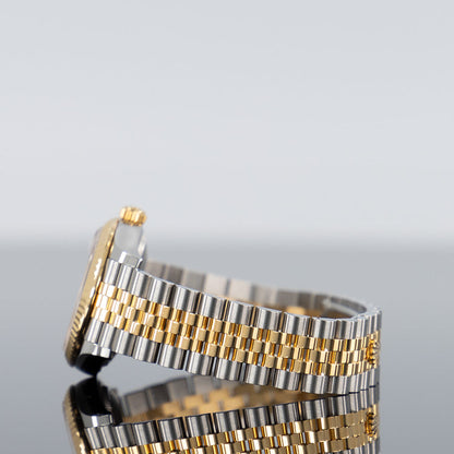 Rolex Datejust 31mm Steel and Yellow Gold Mother of Pearl Brown Dial 278273