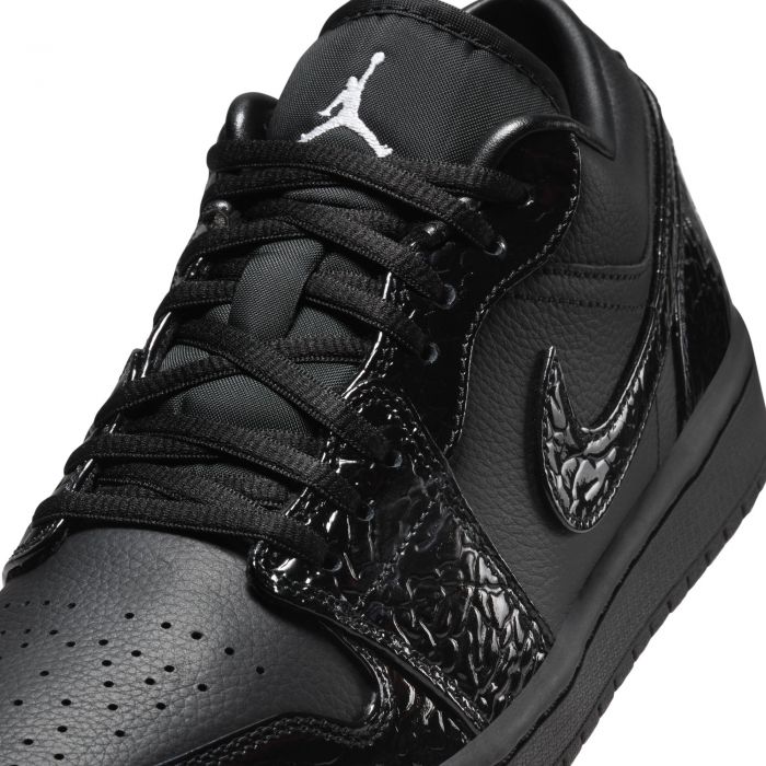 Air Jordan 1 Low "Black Croc"
