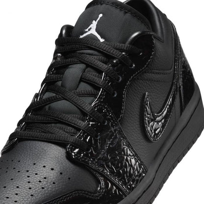 Air Jordan 1 Low "Black Croc"