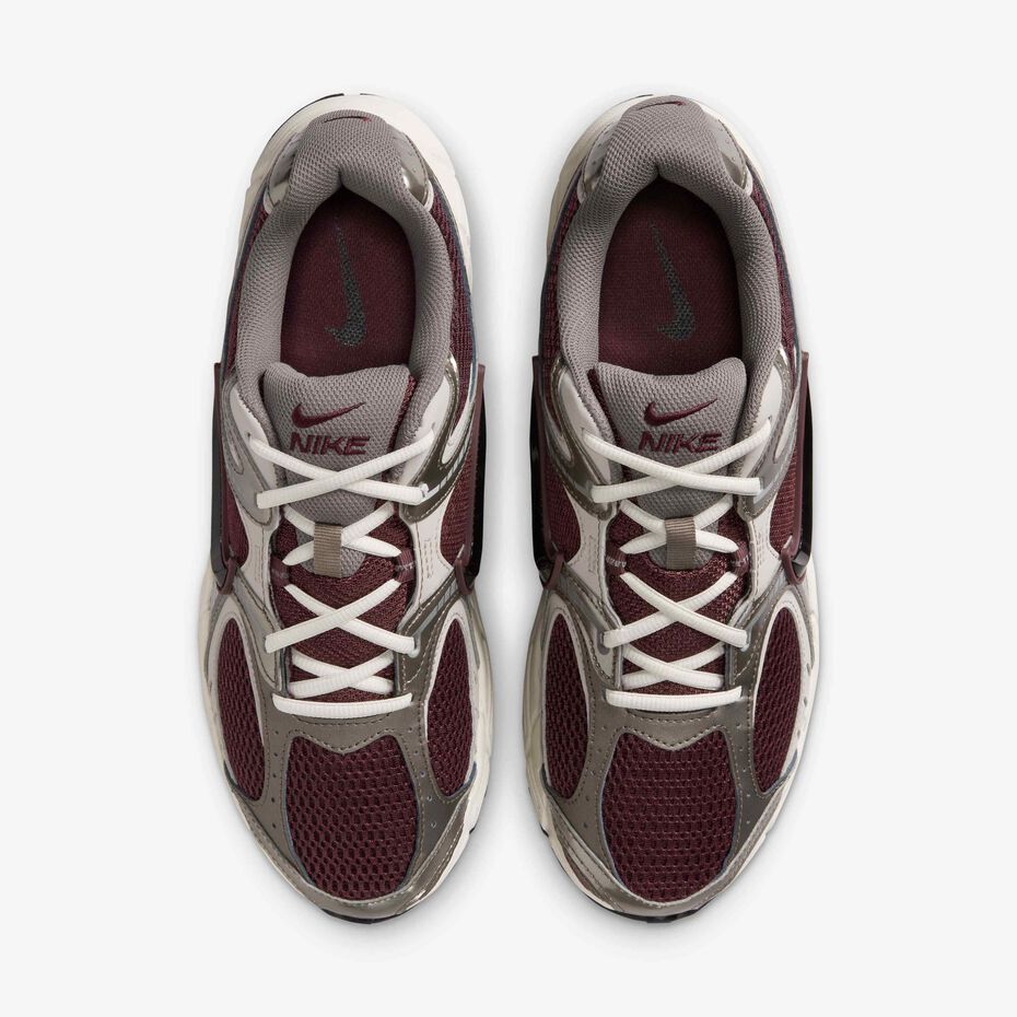 Nike V5 RNR, "Burgundy Crush, College Grey, Light Orewood Brown, and Black colorway"