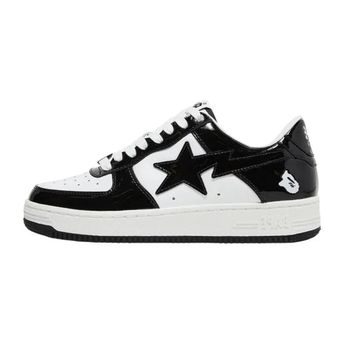 A Bathing Ape Bape Sta Low Black White