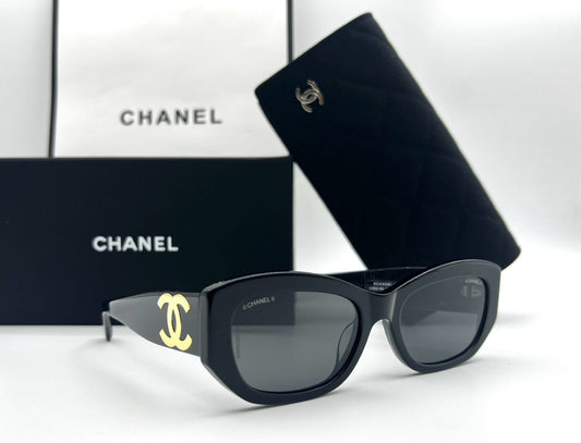 Chanel Black Cat-Eye Sunglasses