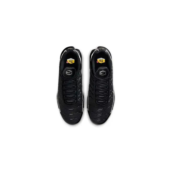 Nike Air Max Plus TN Sneakers – Triple Black White Swoosh.