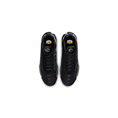 Nike Air Max Plus TN Sneakers – Triple Black White Swoosh.