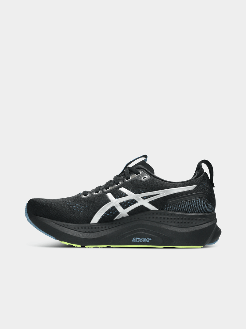 ASICS GEL-KAYANO 32 – Black & Lime Running Shoes