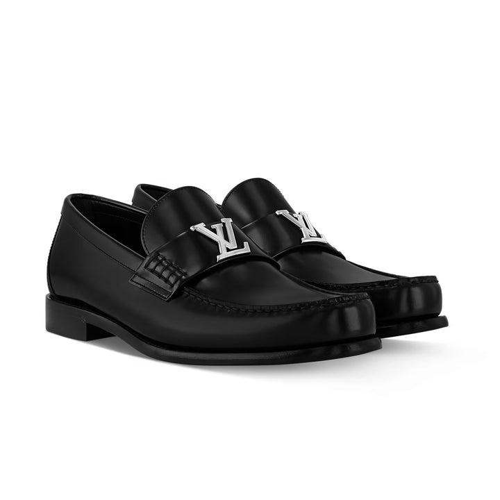 Louis Vuitton Suede LV Initials Loafer Sneakers – Triple Black