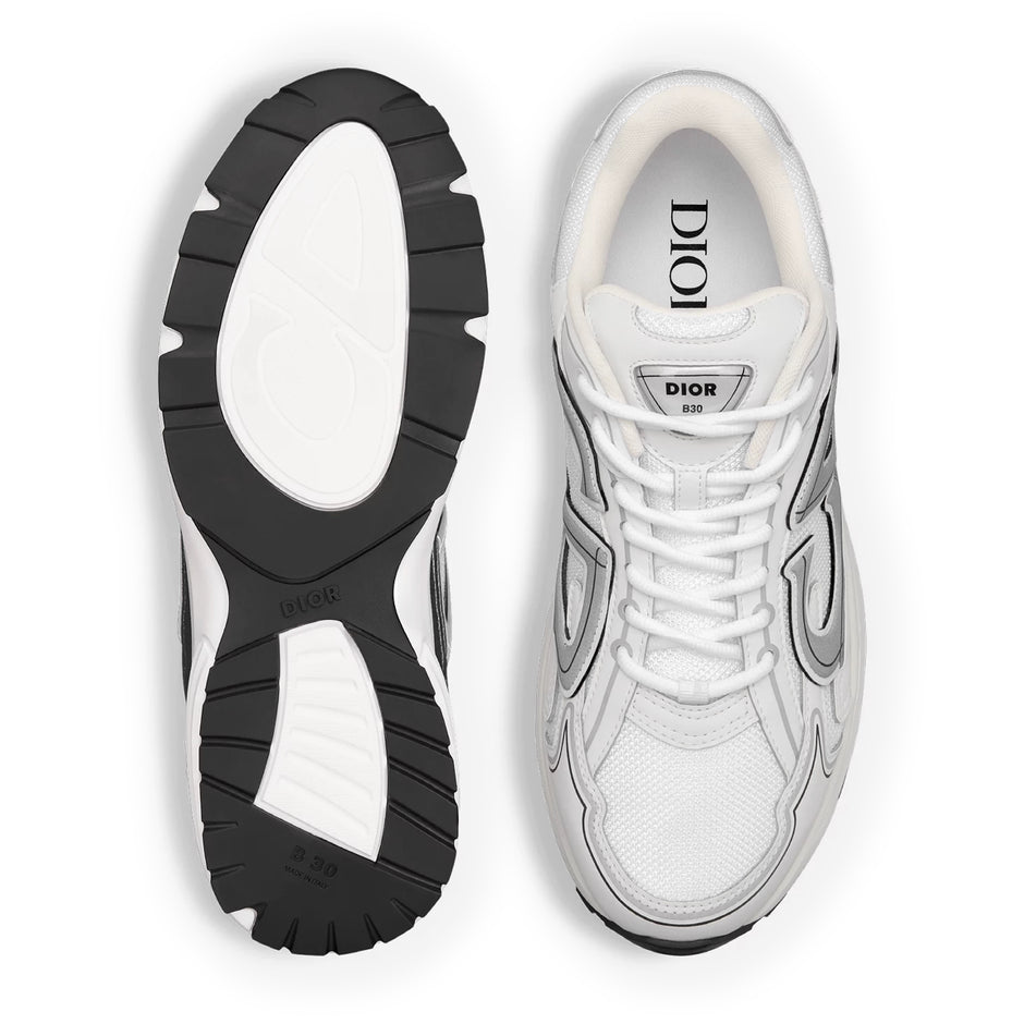Christian Dior B30 Men's Sneakers – White Grey