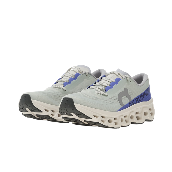 On Cloudmonster 3 Running Shoes – Iceberg / Ivory