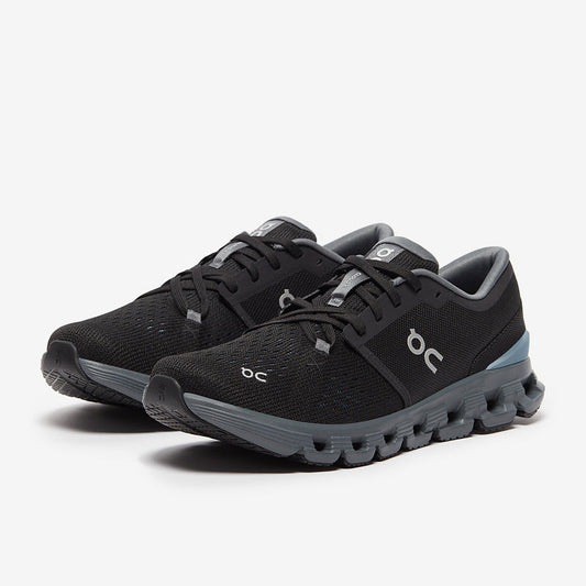 On Cloud X 4 Black Chambray – Versatile Training Sneaker | All-Day Comfort