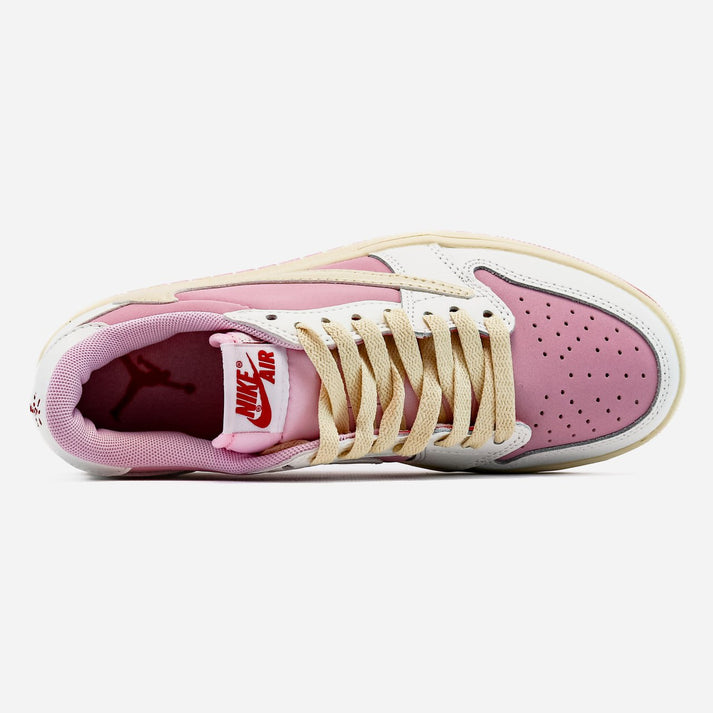 Travis Scott x Air Jordan 1 Low OG "Shy Pink"
‎