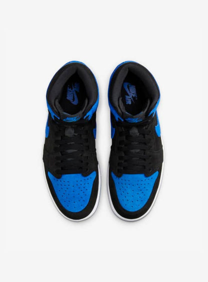 Air Jordan 1 High OG Black & Royal Blue Sneakers