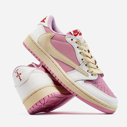 Travis Scott x Air Jordan 1 Low OG "Shy Pink"
‎