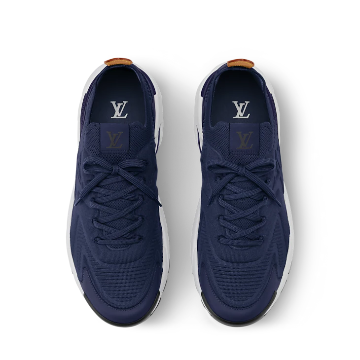 Louis Vuitton Men's Navy Blue Runner Sneakers