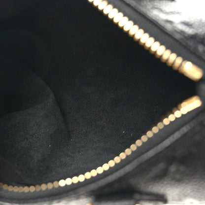 Louis Vuitton speedy-Inspired Black Monogram Satchel