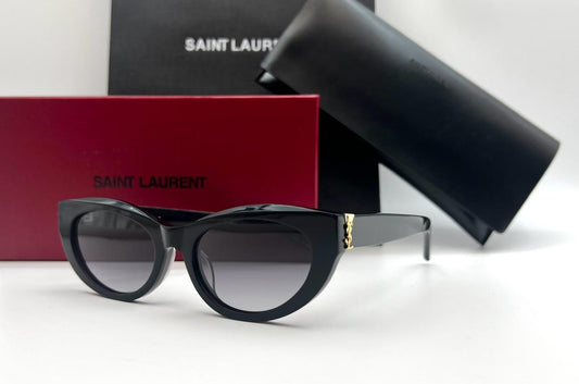 Saint Laurent Black Cat-Eye Sunglasses