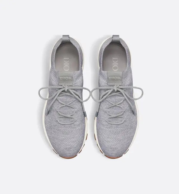 Christian Dior Men's Grey Knit Sneakers