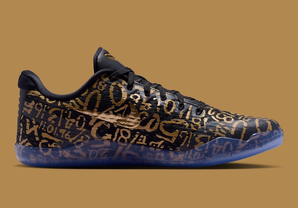 Kobe 11 Protro "Mamba Day Black and Metallic Gold"