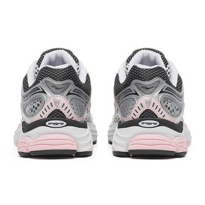 Saucony ProGrid Omni 9 – Silver & Pink Sneakers