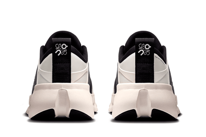 On Cloudsolo Sneakers – Eggshell Black & White