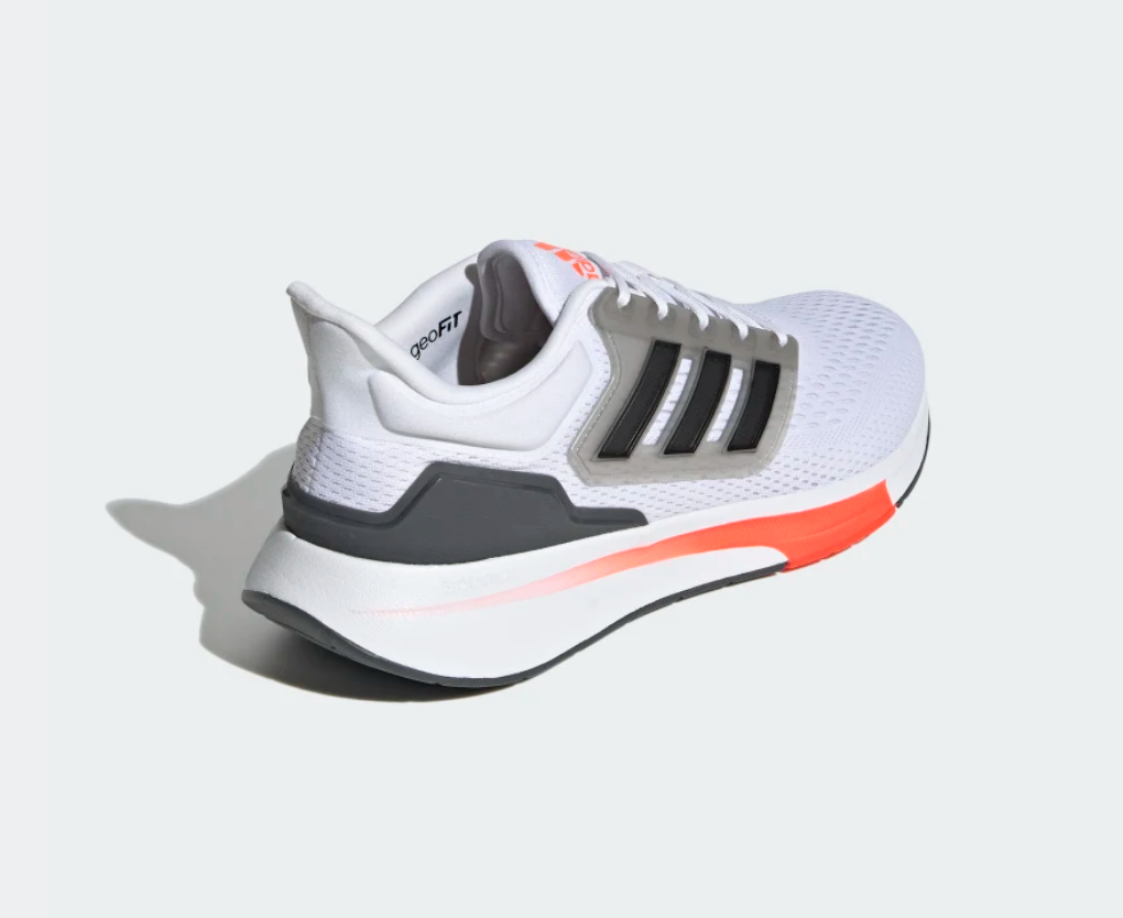 Adidas EQ21 Run – White & Orange Running Shoes