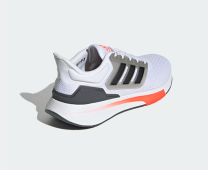 Adidas EQ21 Run – White & Orange Running Shoes