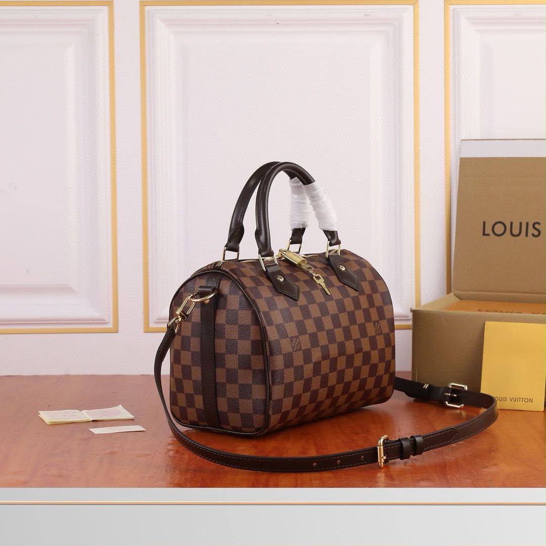 Louis Vuitton Speedy Bandoulière-Inspired Brown Monogram Bag