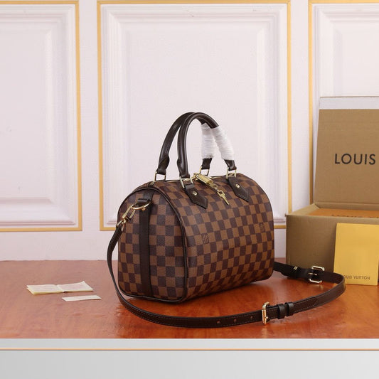 Louis Vuitton Speedy Bandoulière-Inspired Brown Monogram Bag