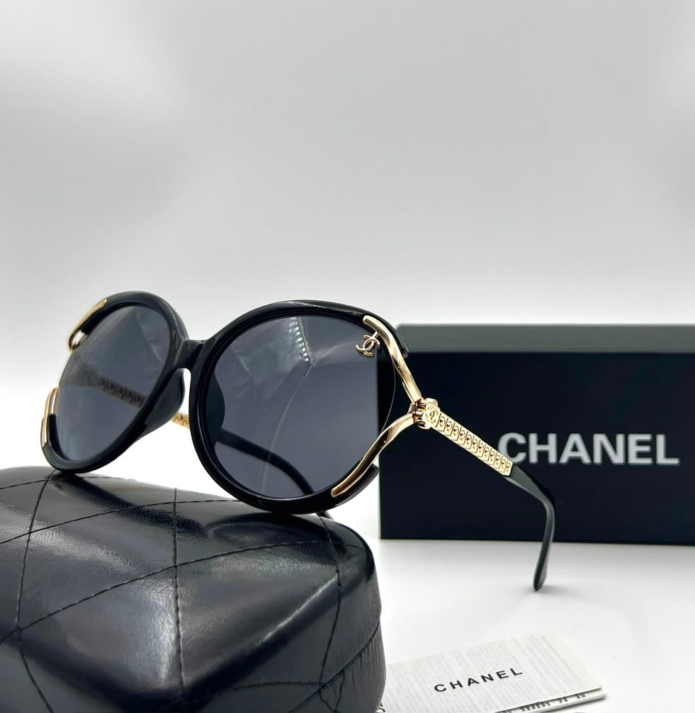 Chanel Round Butterfly Sunglasses
