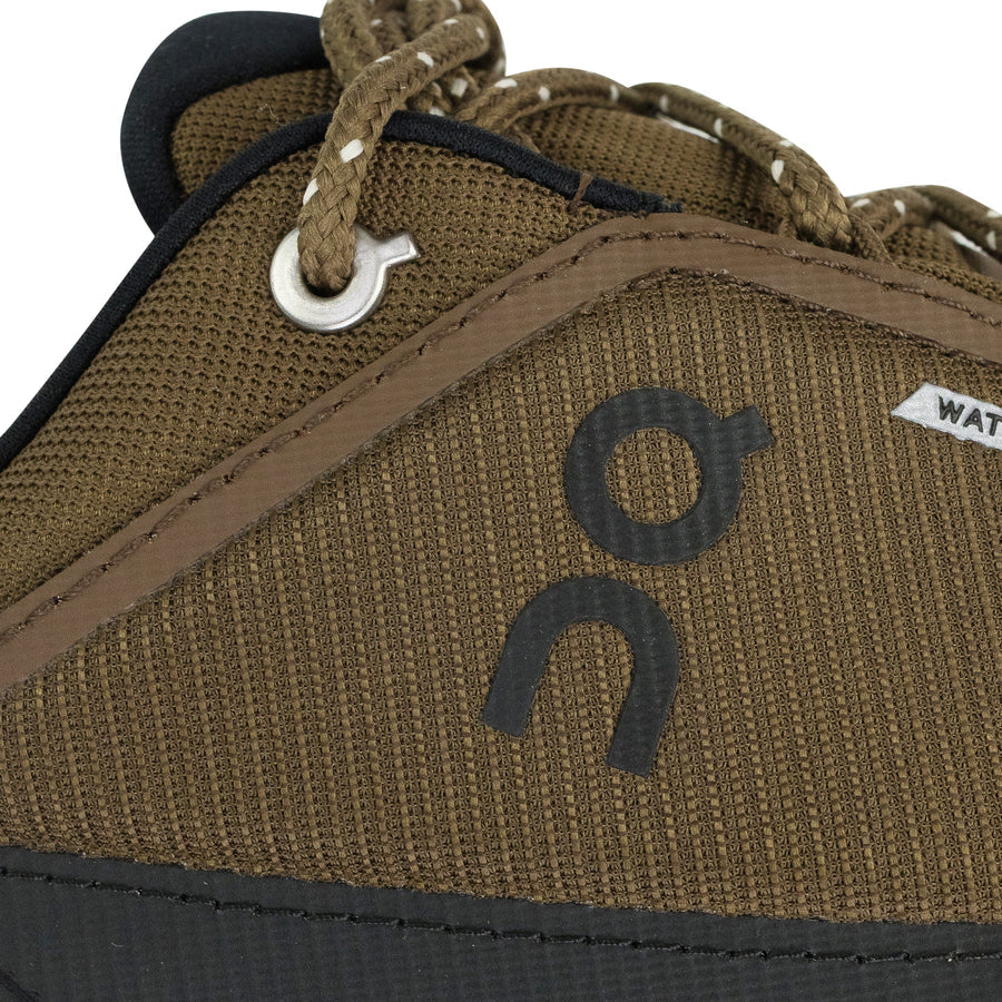 On Cloudrock low Waterproof Hiking Shoes – Olive / Black
