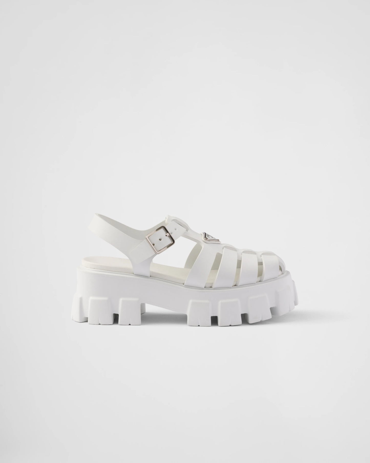 Prada Monolith Women's white Sandals