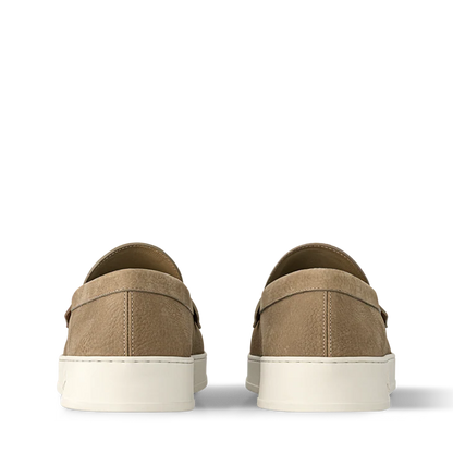 Louis Vuitton Suede LV Initials Loafer Sneakers – Beige / Taupe