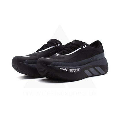 adidas Hyperboost Edge Primeweave Slip-On Running Shoes – Core Black